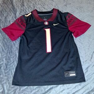 Nike Kids Black and Maroon  Jersey